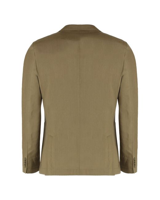 Boss Green Double-Breasted Linen Blend Jacket for men