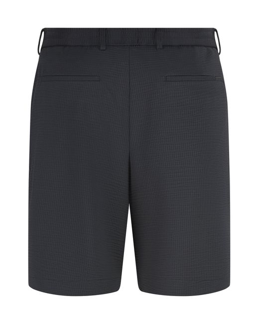 Boss Gray Techno Fabric Bermuda-Shorts for men