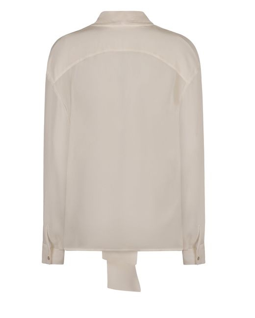 Max Mara Natural Crotone Silk Blouse