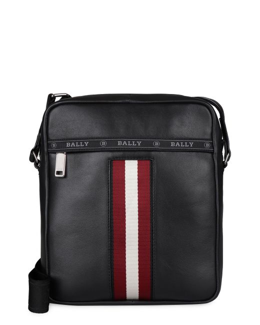 Bally Holm Leather Messenger Bag in Black for Men Lyst