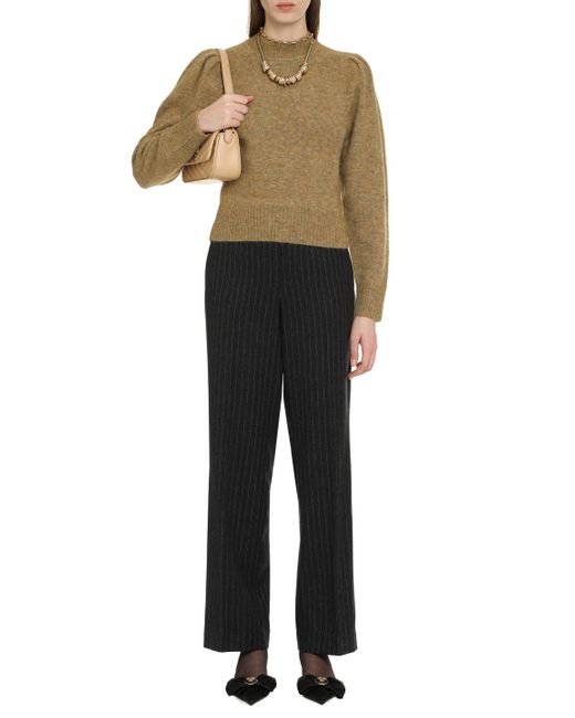 Maglione girocollo Honey in misto lana di Isabel Marant in Green