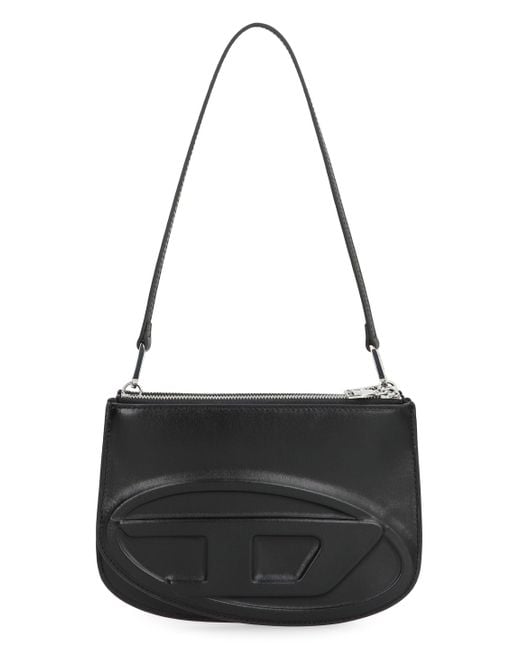 Borsa a spalla 1dr twin in pelle di DIESEL in Black