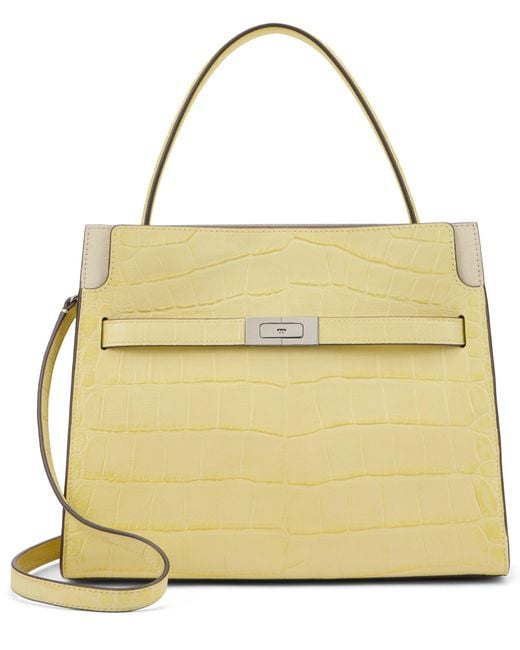 Tory Burch Metallic Bag Lee Radziwill With Relief