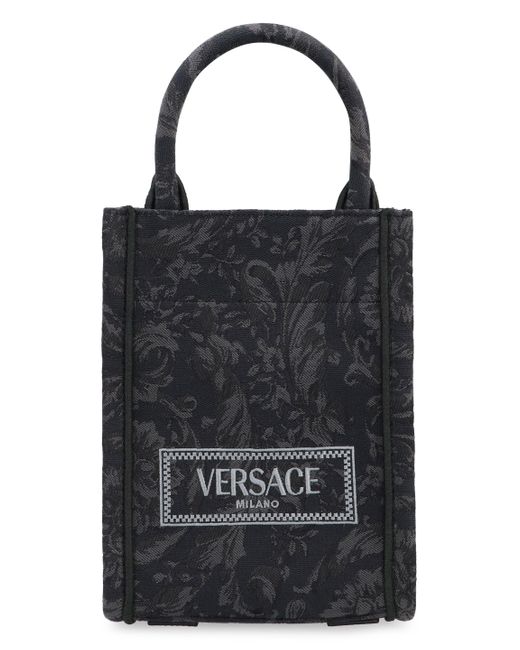 Versace Black Athena Mini Tote for men