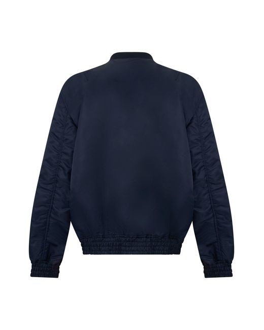 Valentino Garavani Blue Nylon Bomber Vgold for men