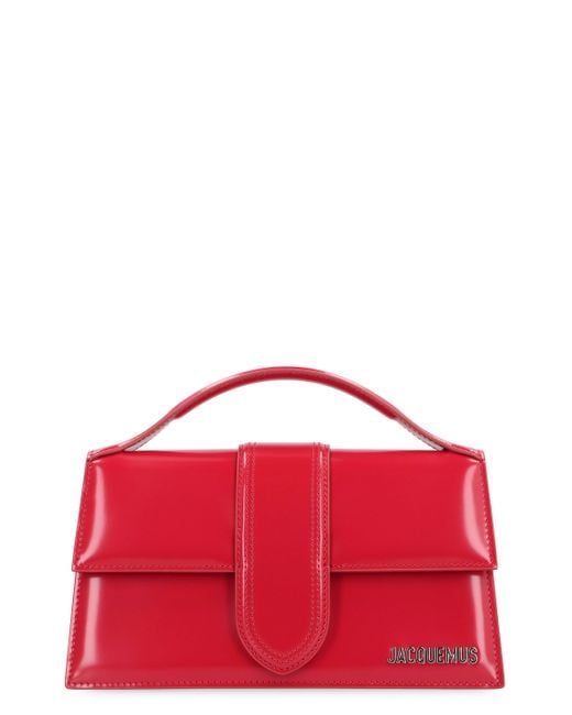 Jacquemus Red Handbag Le Grand Bambino
