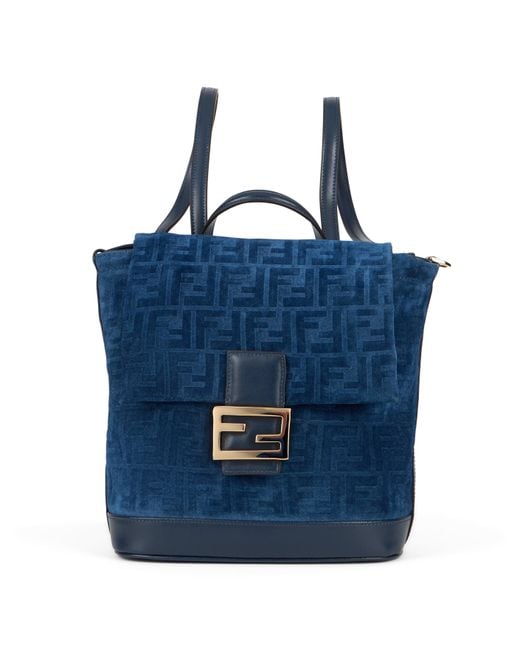 Fendi Blue Backpack Fabric