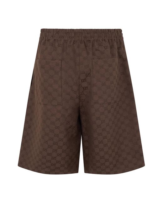 Gucci Brown Bermuda for men