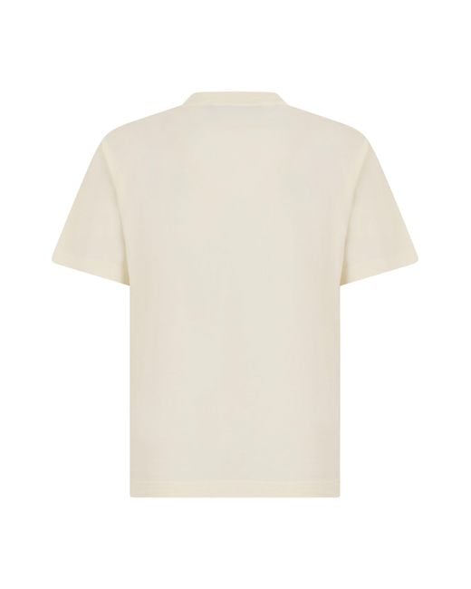 Palm Angels White Short-Sleeve Cotton T-Shirt for men