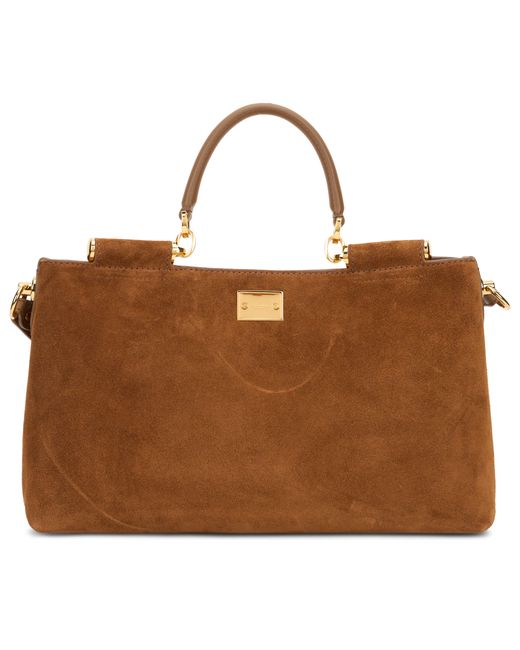 Dolce & Gabbana Brown Bag With Handle And Shoulder Strap
