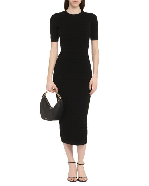 Valentino Black Knitted Dress