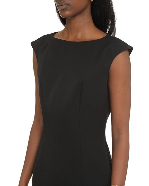 McQueen Black Wool Dress