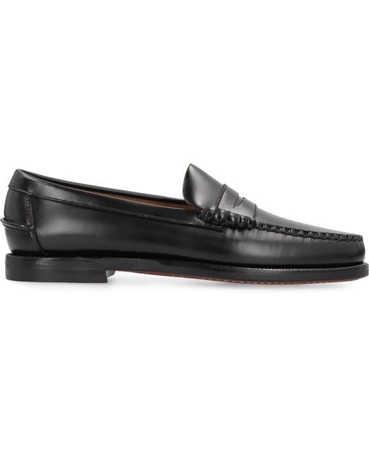 Sebago Black Classic Dan Moccasins