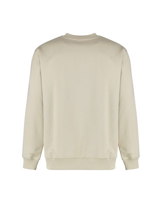 Drole de Monsieur White Slogan Classique Cotton Hoodie for men