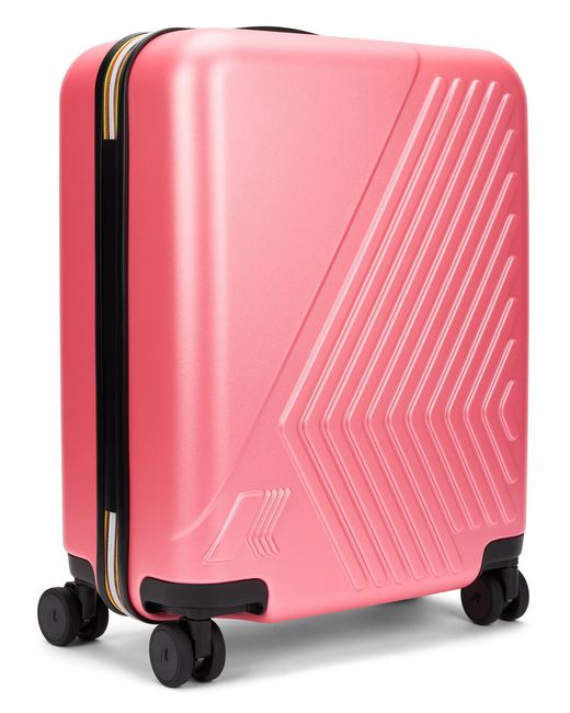 K-Way Pink Rigid Trolley Eudoxie for men