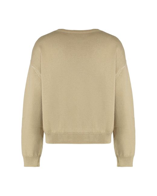 A.P.C. Natural Sweater Logo Apc Mastic