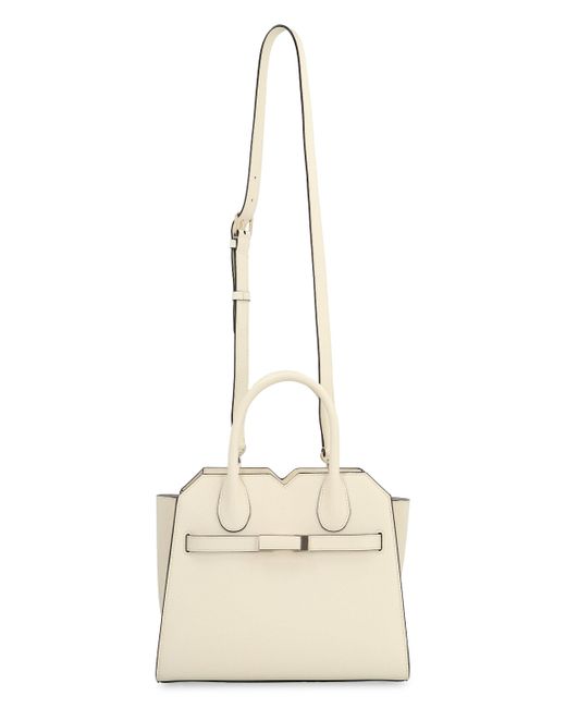 Valextra Natural Milano Mini Handbag