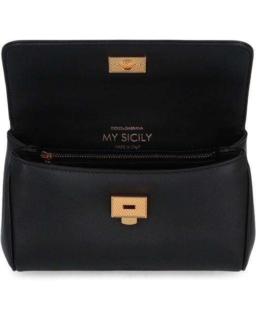 Dolce & Gabbana Black Handbag My Sicily