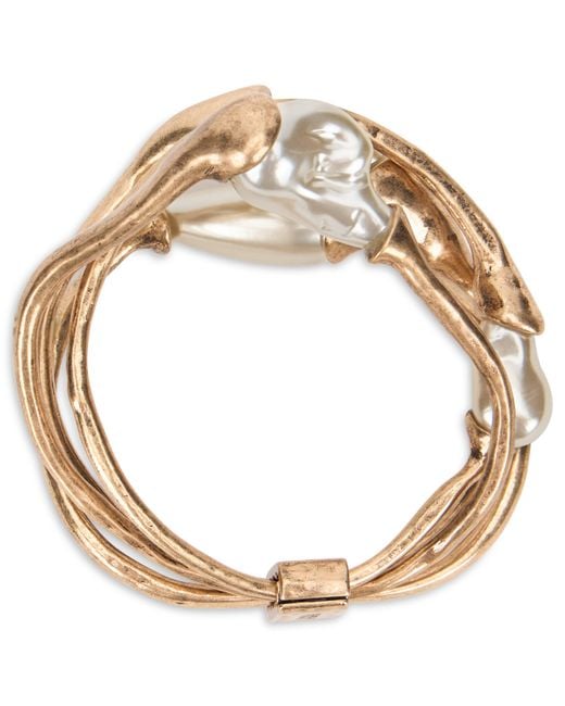Weekend by Maxmara Metallic Braided Bracelet