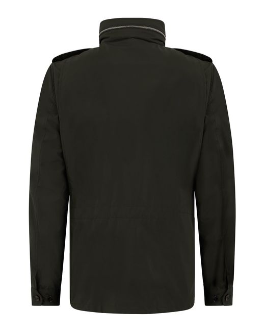 Moorer Black Denver Jacket With Pockets for men