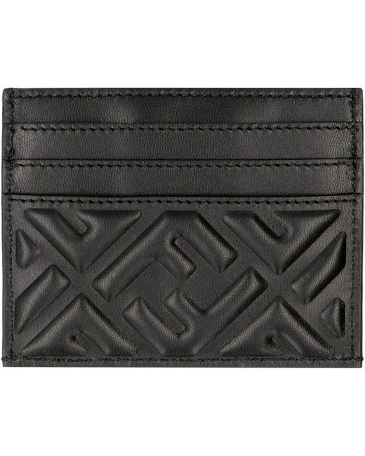 Fendi card holder black top
