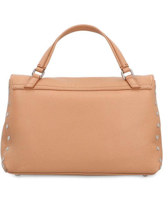 Borsa a mano Postina S in pelle di Zanellato in Brown