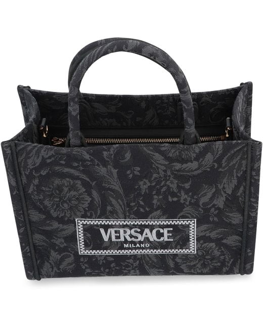 Versace Black Piccola Athena Tote Bag