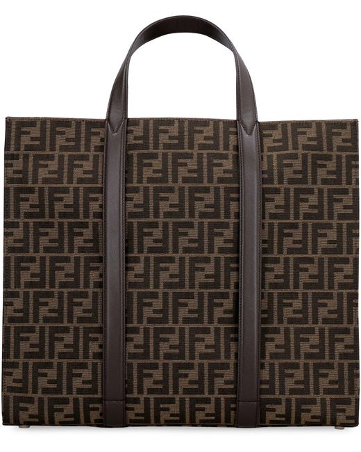 Fendi Black Stylish Tote Handbag For for men