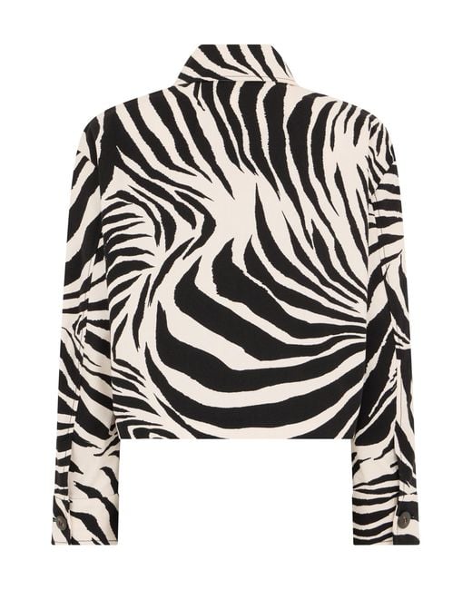 Max Mara Black Zebra Jacket