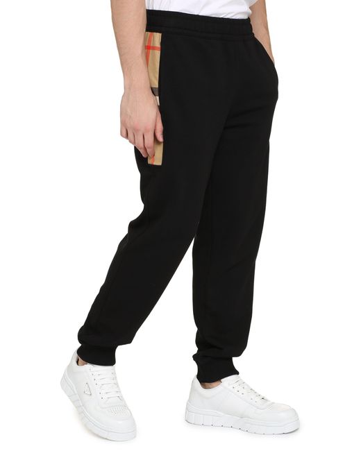Burberry Blue Drawstring Waist Track Pants for men