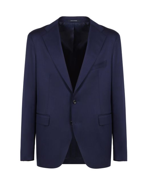 Tagliatore Blue Wool Two-pieces Suit for men