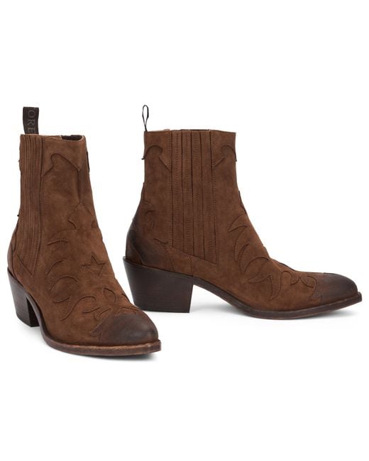 Sartore Brown Cowboy Boots