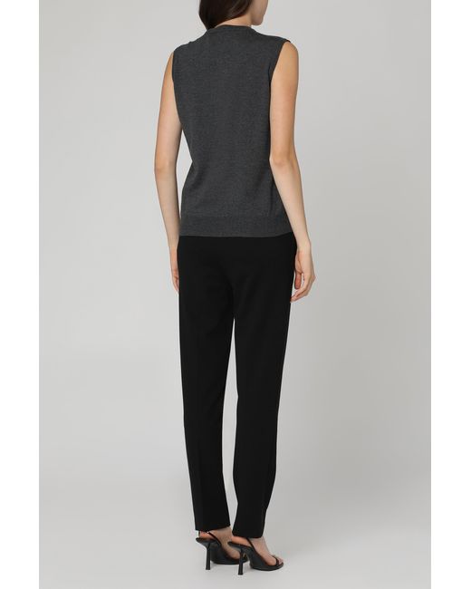 Pinko Black Bello Stretch Viscose Trousers