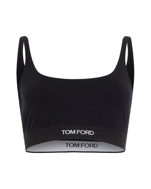 Tom Ford Black Stretch Intimate Top