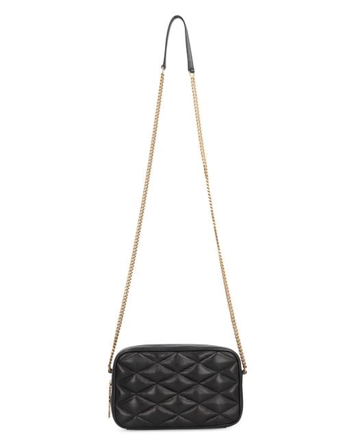 Saint Laurent Black Leather Camera Bag