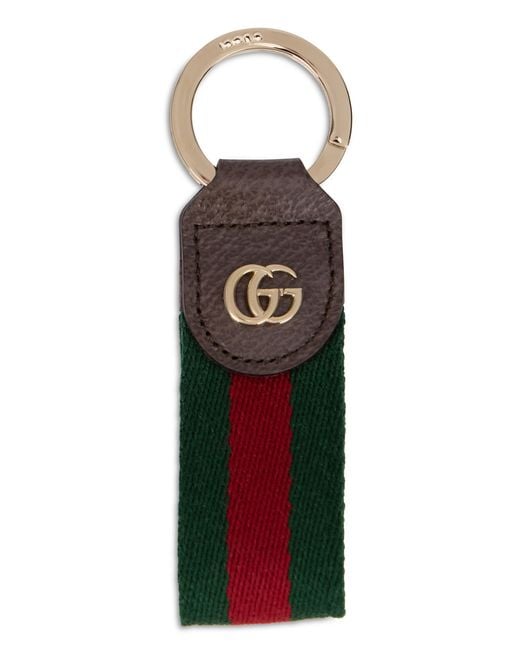 Gucci Red Keychain With Web Band