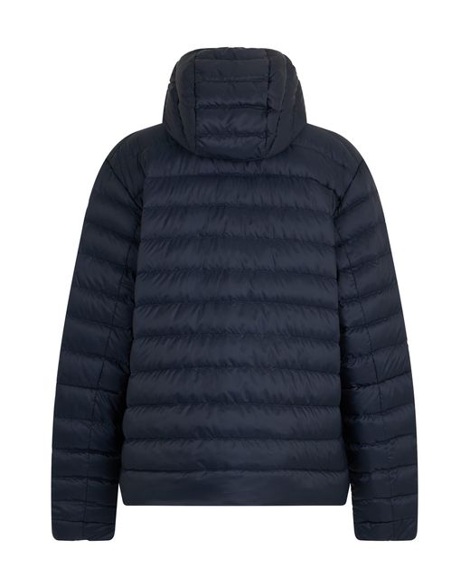 Canada Goose Blue Padded Jacket With Hood for men