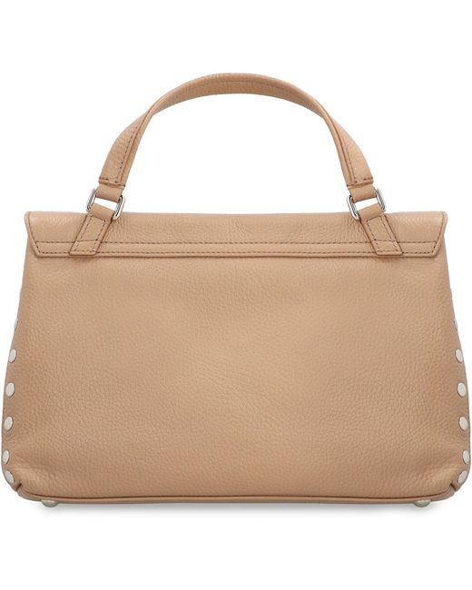 Zanellato Brown Postina S Leather Handbag