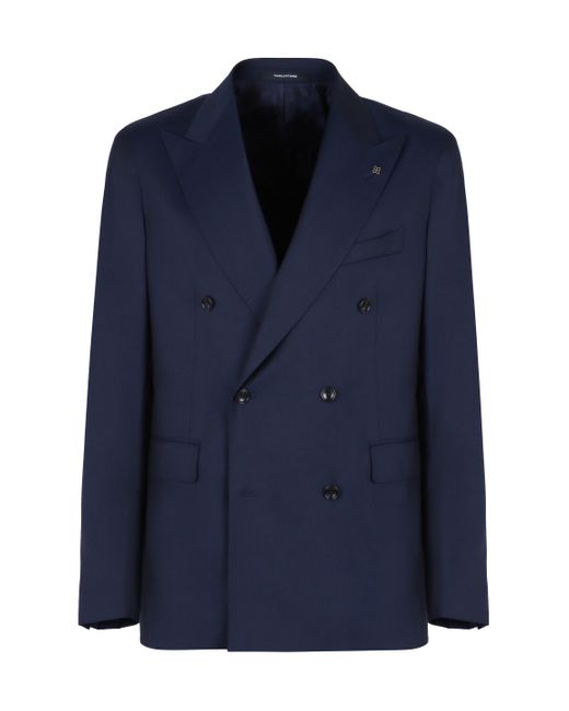 Tagliatore Blue Two-piece Wool Suit for men