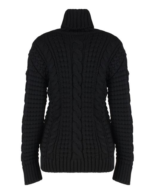 Moncler Genius Black 4 Moncler Edward Enninful - Virgin-wool Turtleneck Sweater