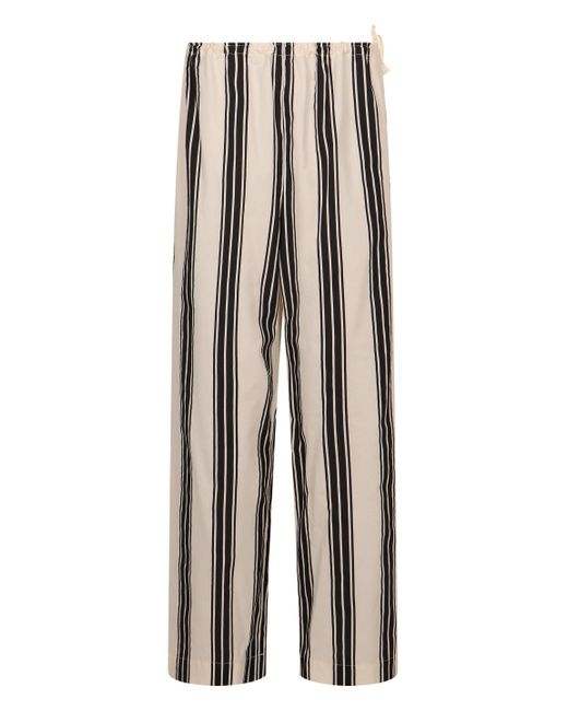 Philosophy Di Lorenzo Serafini White Cotton Trousers