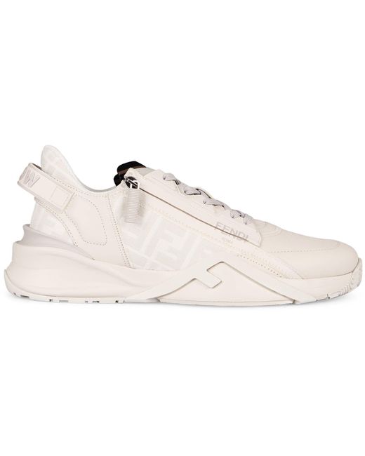 Fendi White Sneakers Low-Top Flow for men