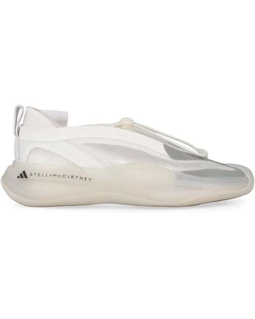 Adidas By Stella McCartney White Sportswear Low Ground Sneakers