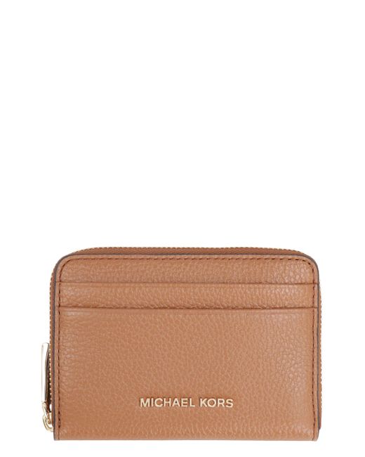 MICHAEL Michael Kors Brown Jet Set Leather Wallet