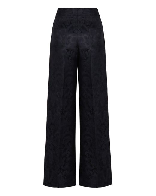 Etro Black Straight-Leg Trousers