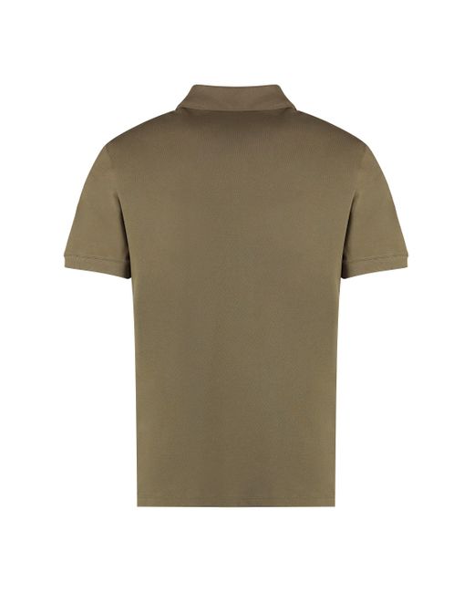 Alexander McQueen Green Cotton-piqué Polo Shirt for men