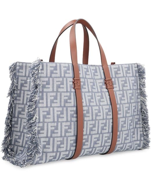 Fendi Purple Summer Tote Bag