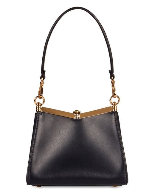 Etro Black Luxurious Mini Leather Shoulder Bag