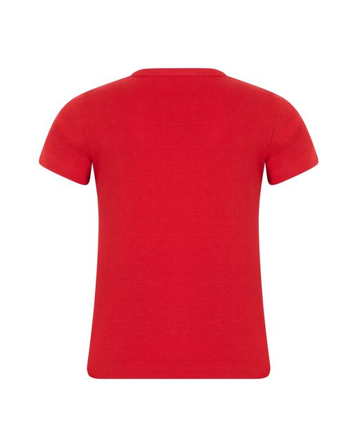 Vince Red Slim Fit T-Shirt