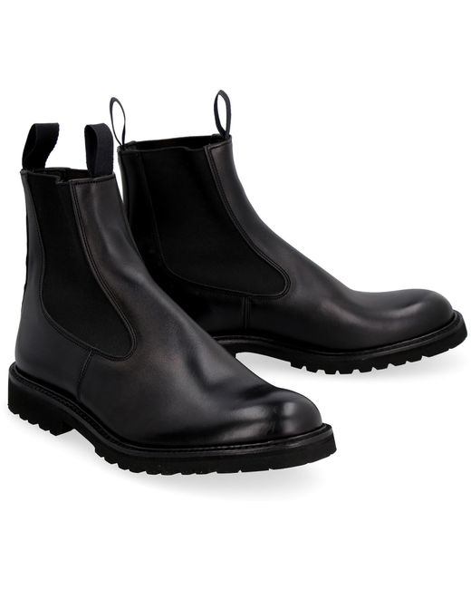 Tricker's Stephen Leather Chelsea-boots in Black for Men - Lyst